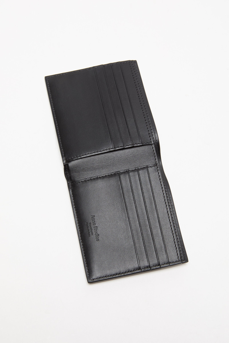 Folded leather wallet - Dark brown 6
