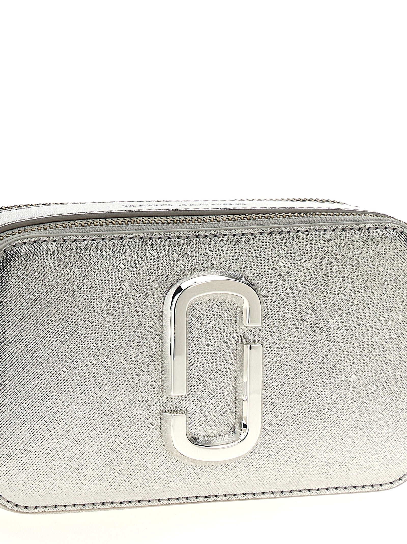 The Metallic Snapshot Crossbody Bags Silver - 3