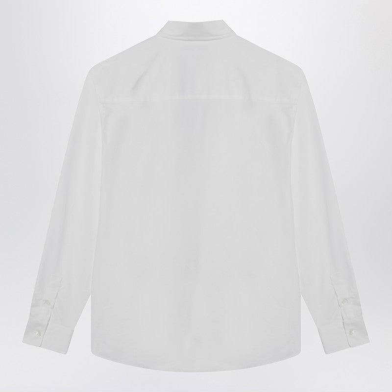 WHITE COTTON SHIRT - 2