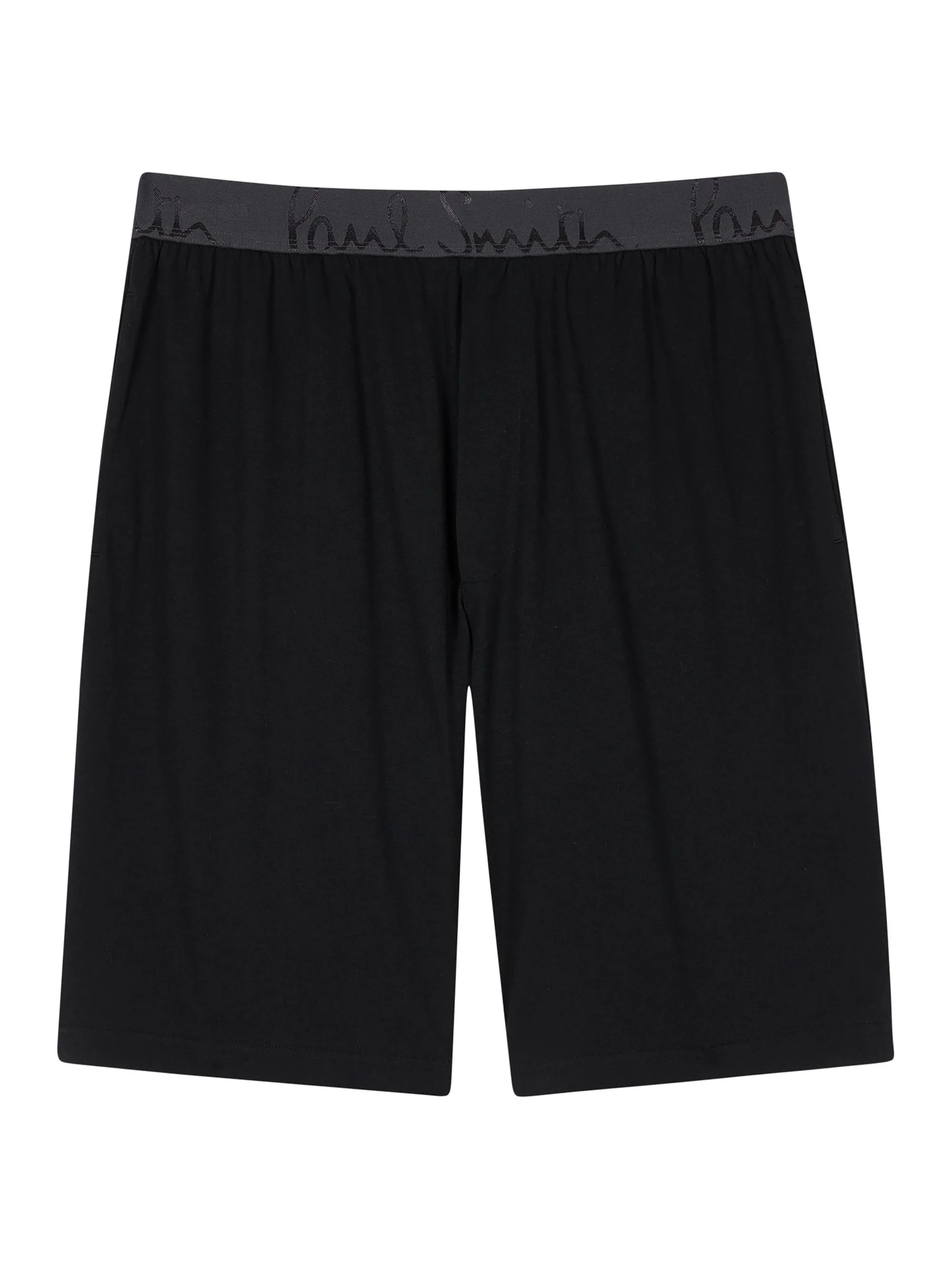 Men's Elias Cotton Shorts - Black - 1