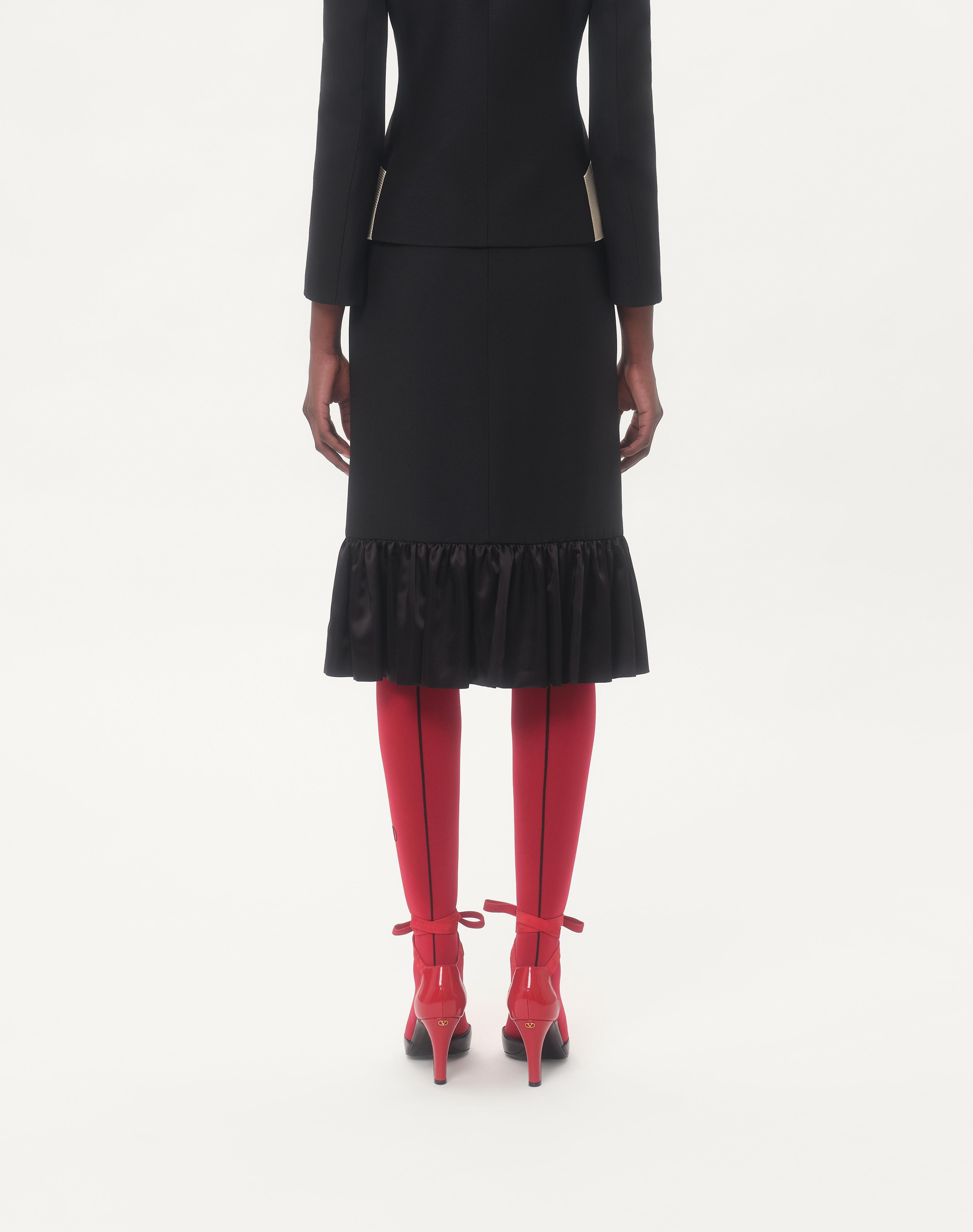 CREPE COUTURE MIDI SKIRT - 6