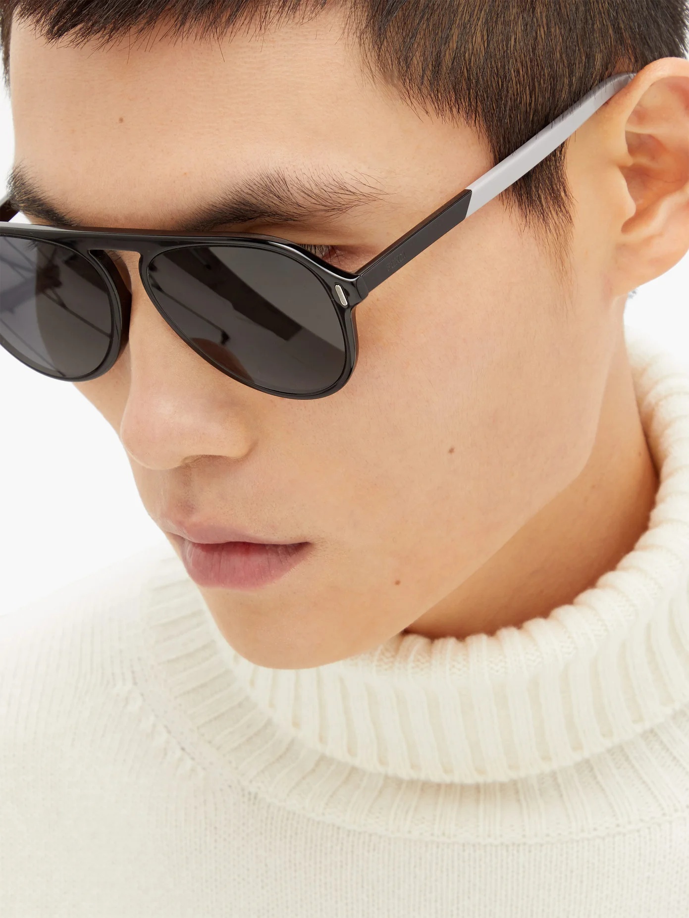 D-frame acetate sunglasses - 3