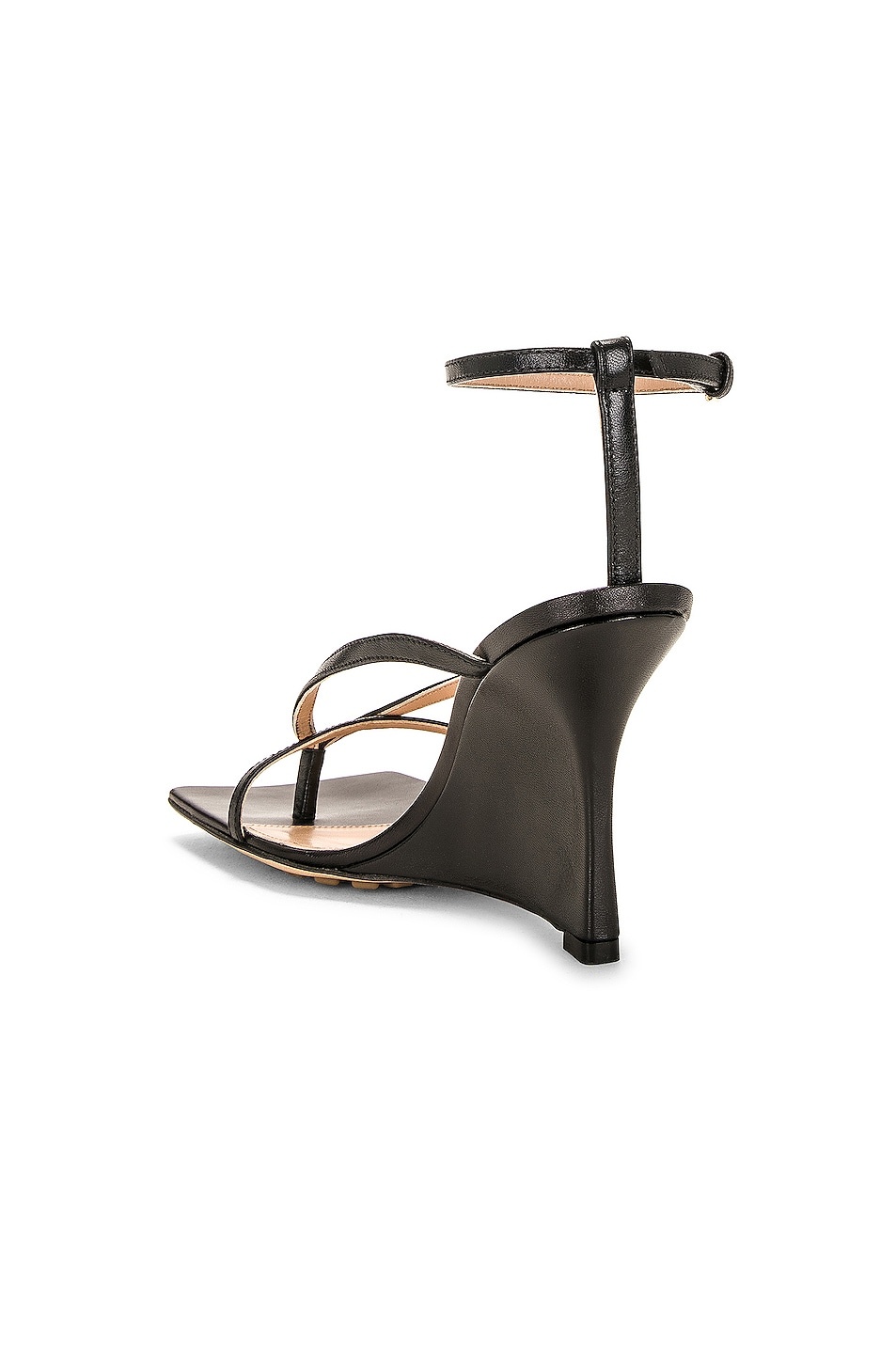 Stretch Ankle Strap Wedge Sandal - 3