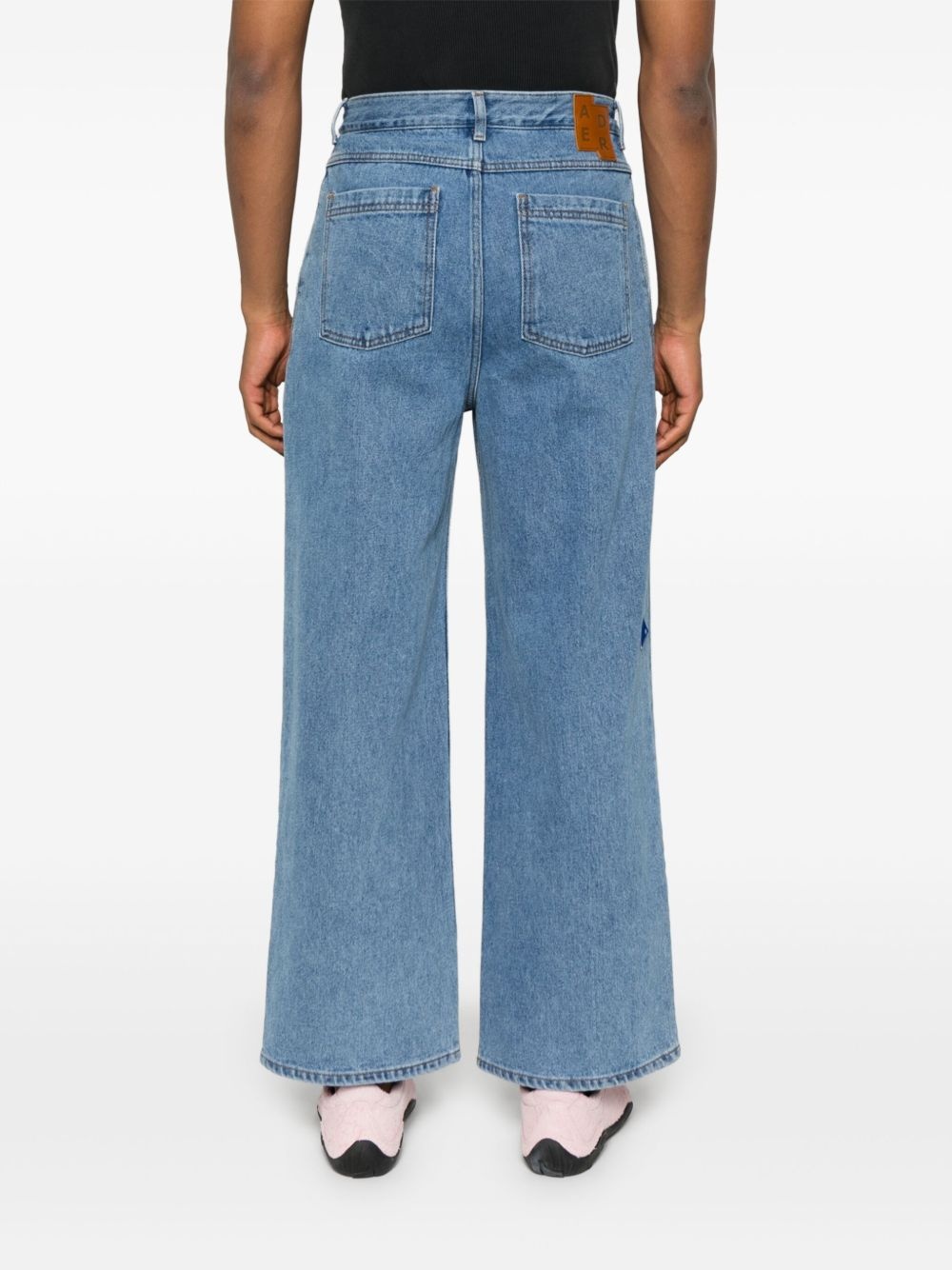 logo-patch jeans - 7