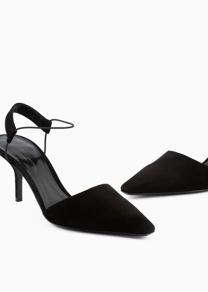 GIORGIO ARMANI Suede slingbacks outlook