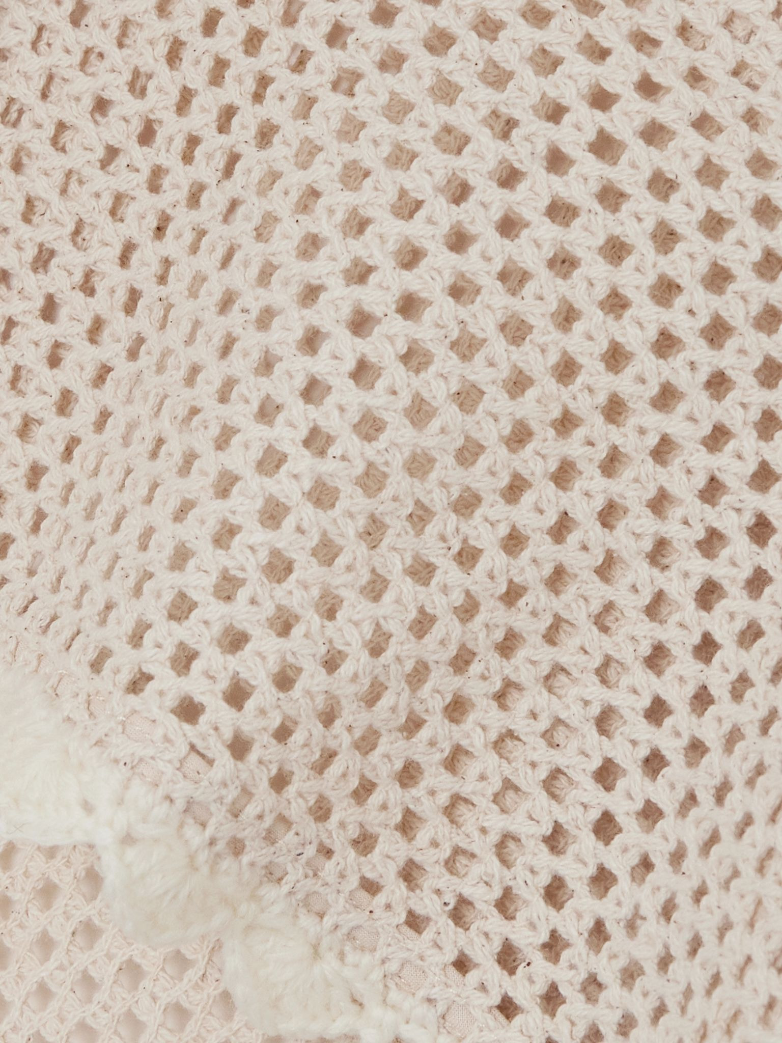 Sally crocheted cotton shorts Tan - 5