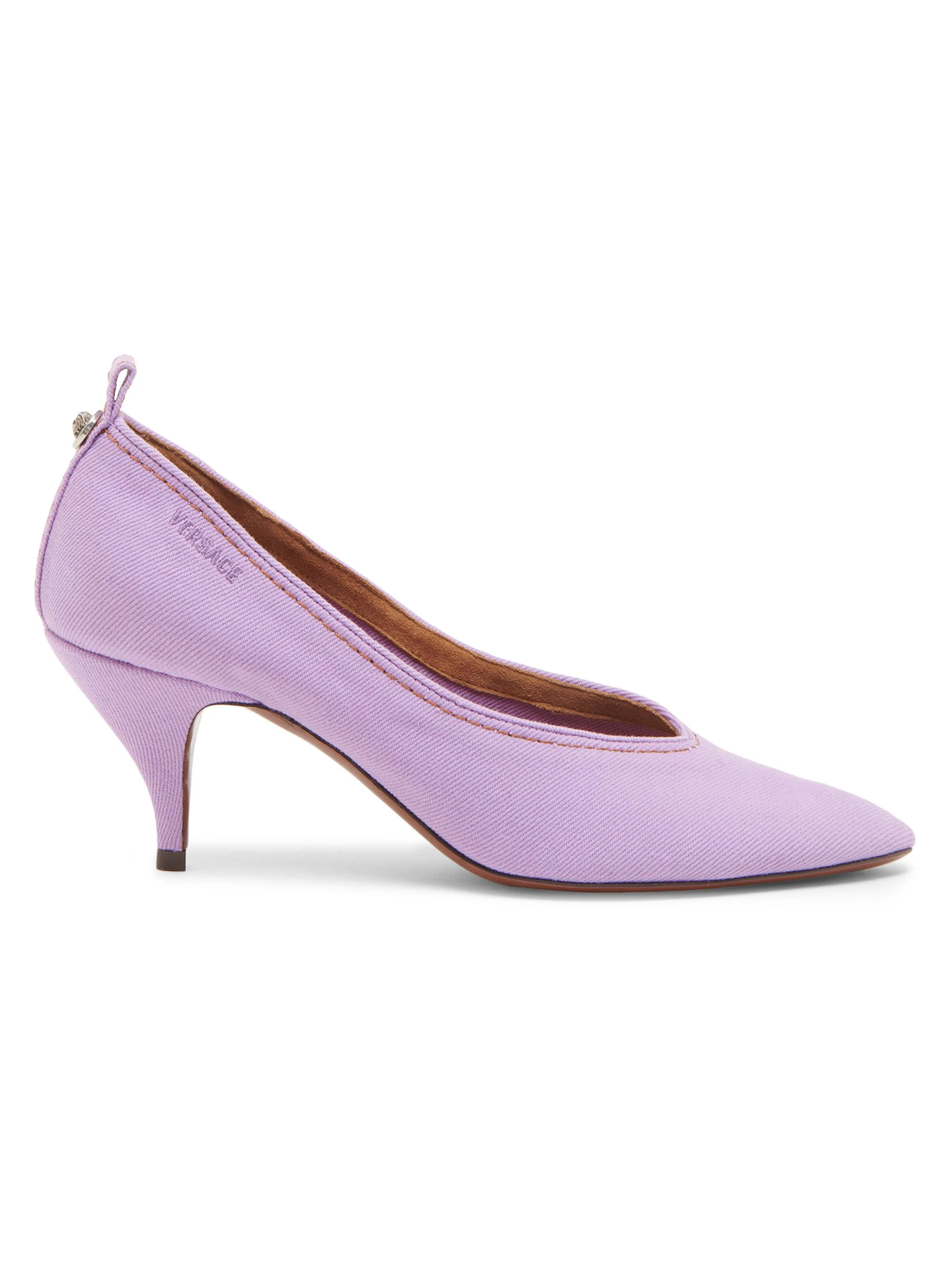 Women's 65MM Denim Pumps - Lilac Arch Palladium - 1