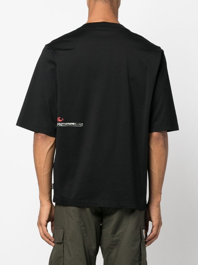 graphic-print short-sleeve T-shirt - 4