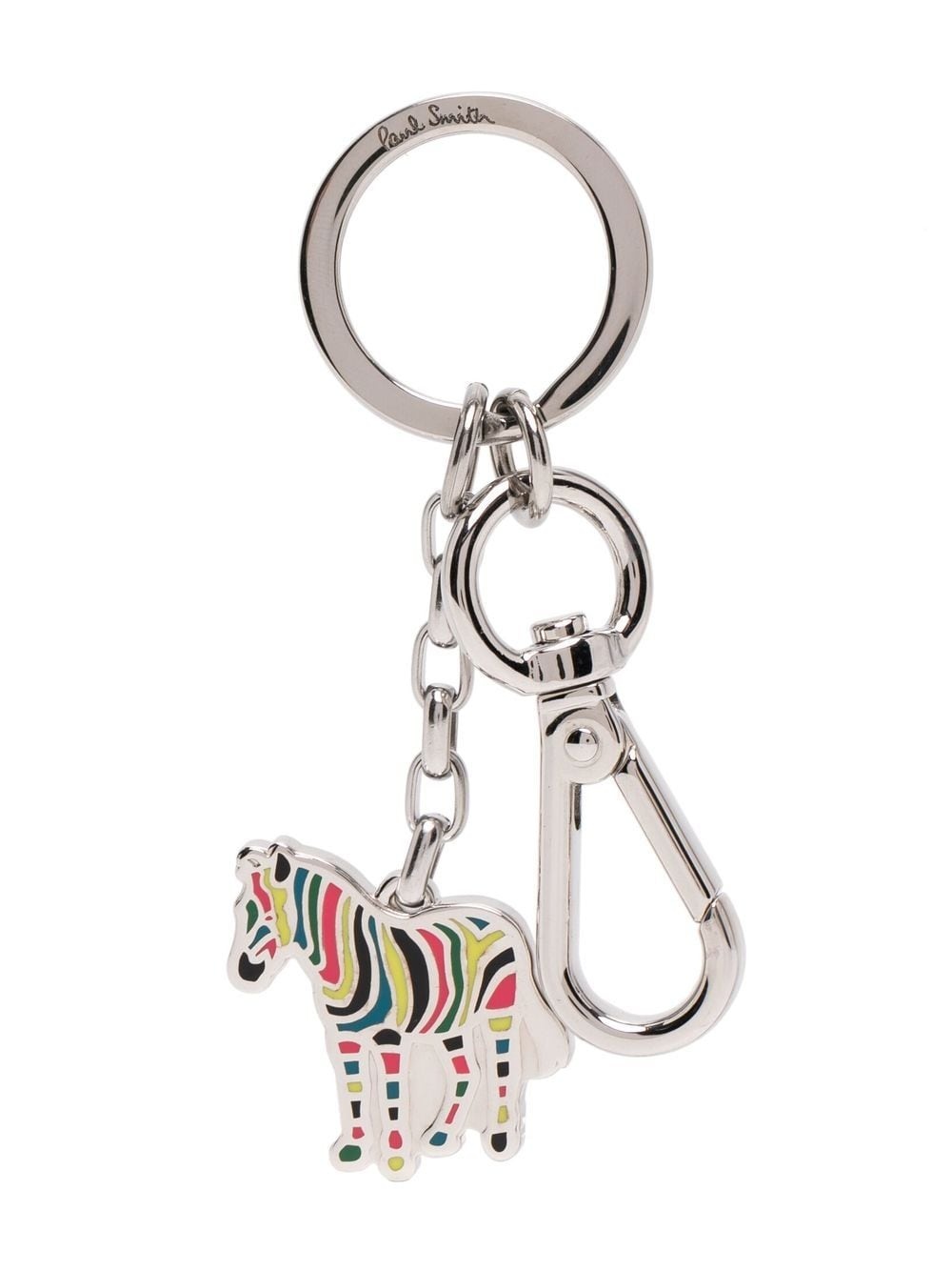 Zebra colour-block keyring - 1