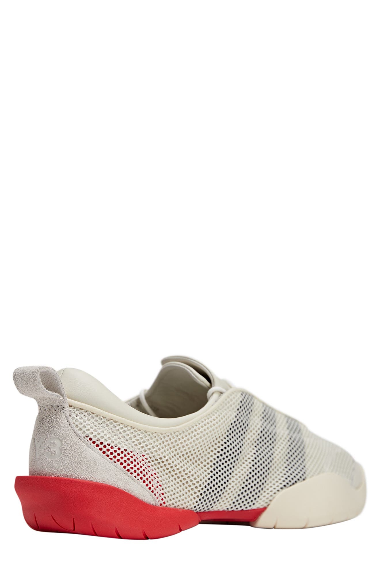 Y-3 Regu Sneaker in Cream White/Scarlet/White at Nordstrom - 2