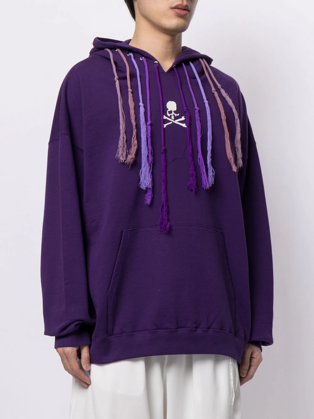 logo-print drawstring hoodie - 3