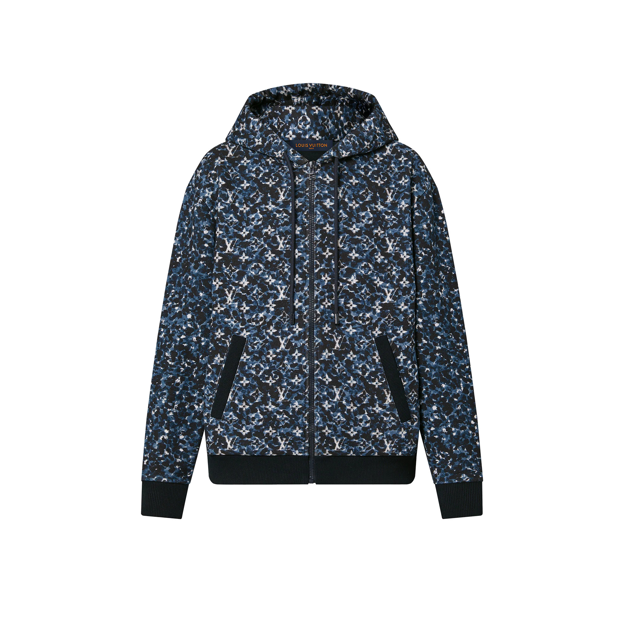 Louis Vuitton Monogram Zip-Through Cotton Hoodie | REVERSIBLE