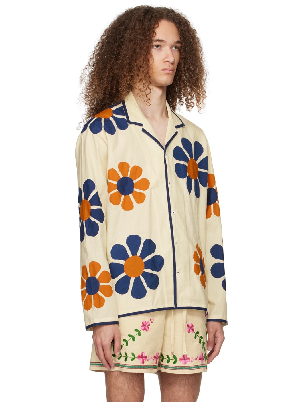 Off-White Daisy Appliqué Shirt - 2