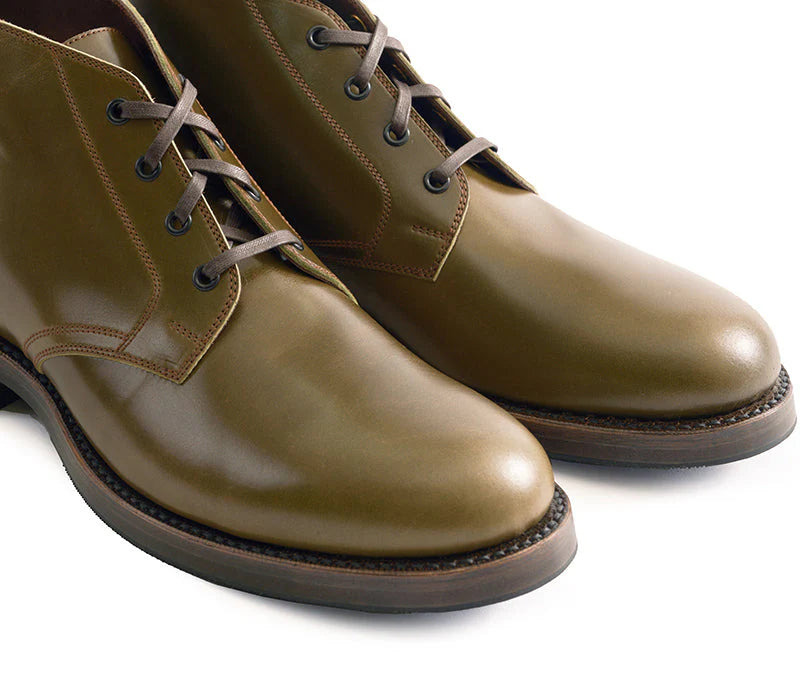 LK-022 Steadfast Chukka Shinki Hikaku Shell Cordovan Olive - 8