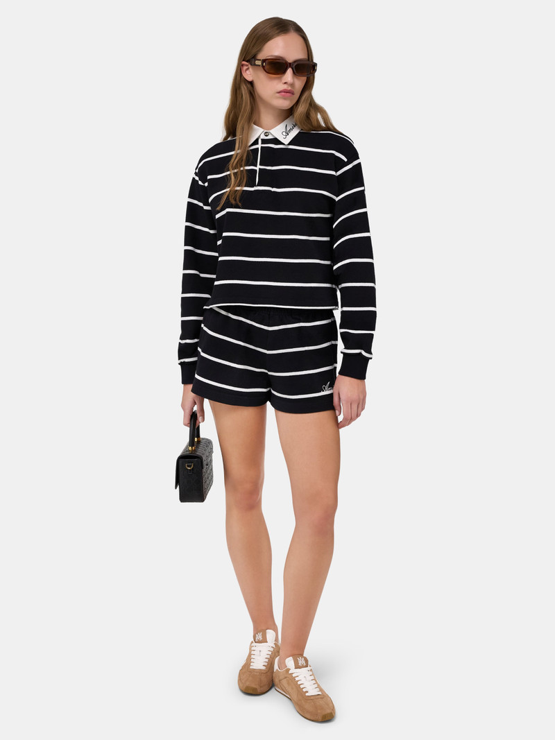 AMIRI WOMEN'S STRIPED SWEATSHORT outlook