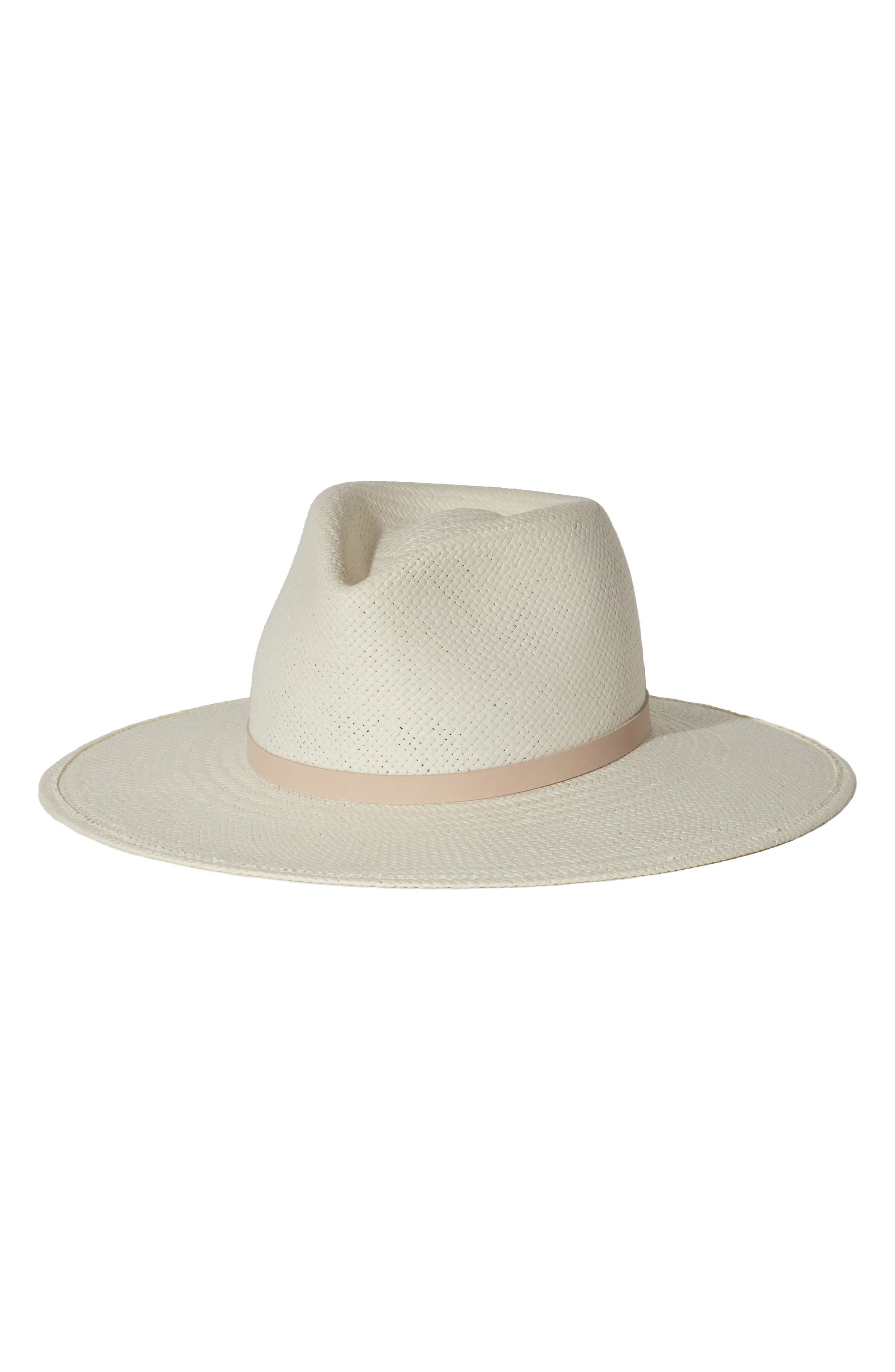 Janessa Leoné Sherman Packable Straw Fedora in Natural at Nordstrom - 1