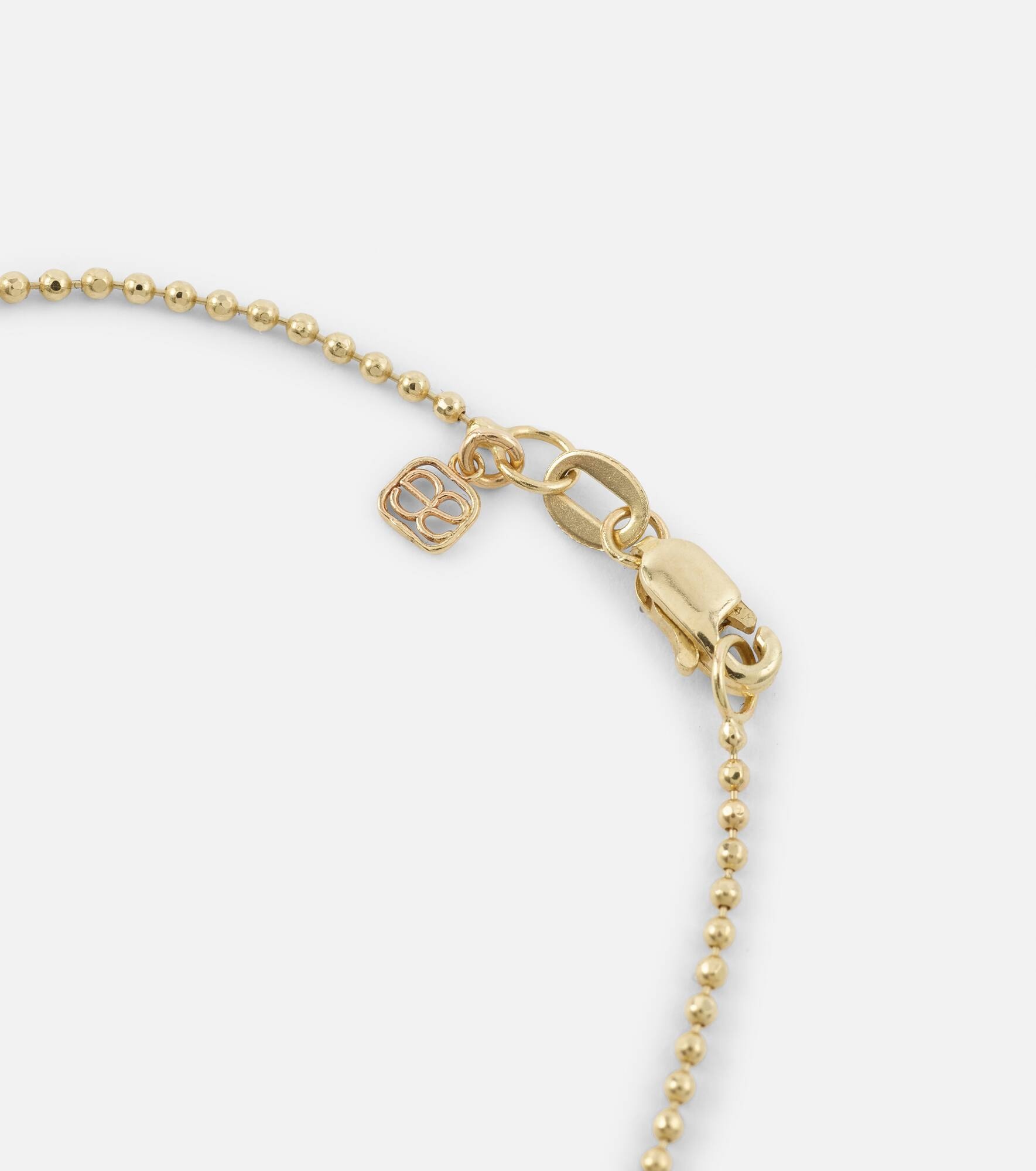 Celestial Medallion 14kt gold chain necklace with diamonds - 4