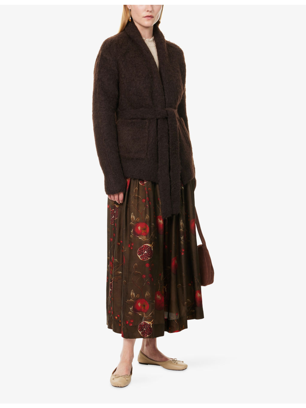 Bushed Belted Stretch-Wool Cardigan - 2