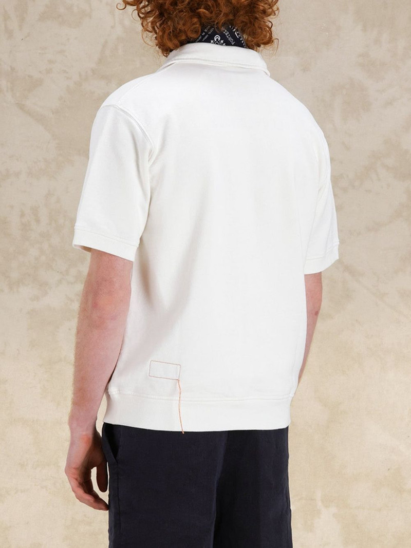 Yalepm short-sleeve zip polo shirt 3