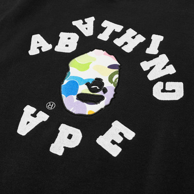 A BATHING APE® A Bathing Ape Multi Camo Embroidery Heavyweight Crew Sweat outlook