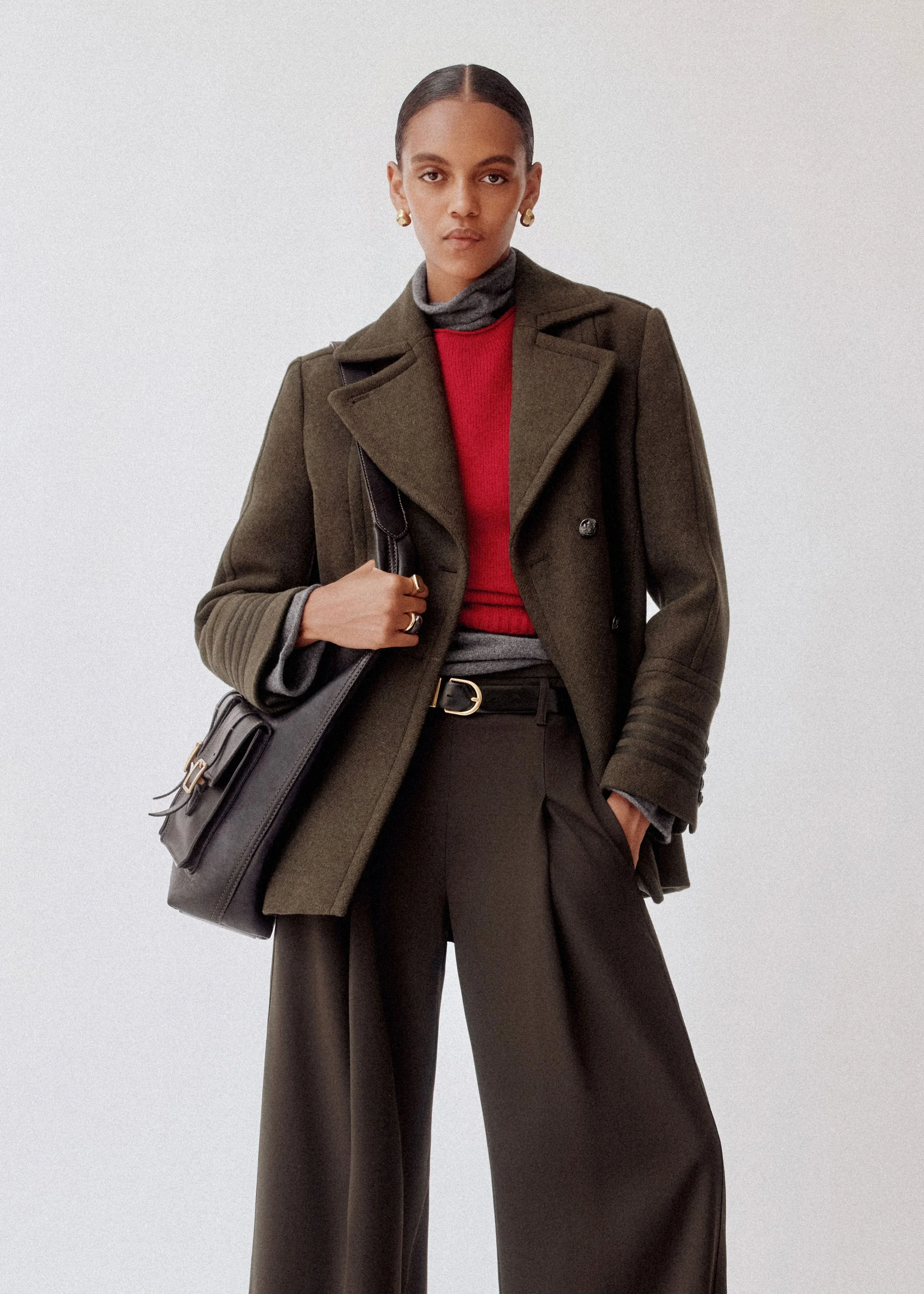 Utility Pea Coat - 1