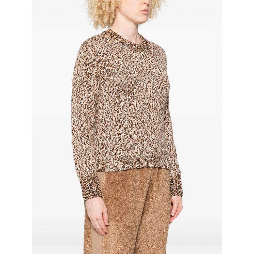Moncler Brown Knitwear - Jumpers Women - 4