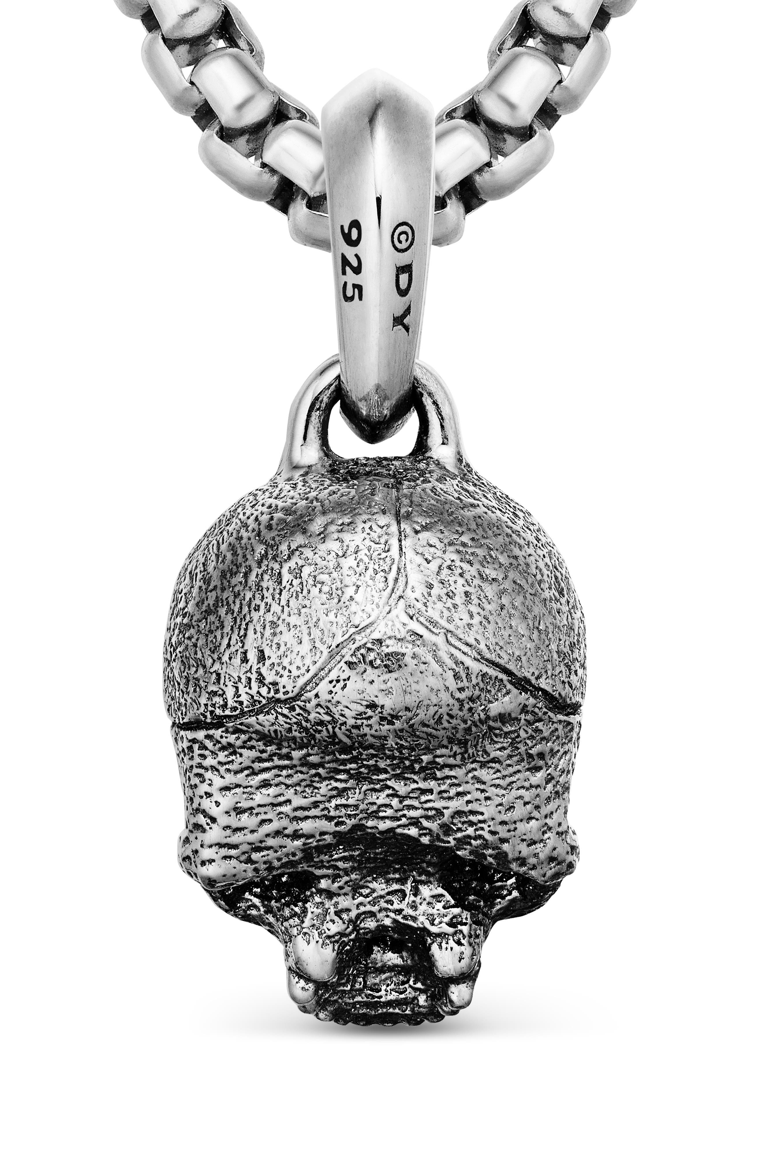 David Yurman Men's Waves Skull Amulet in Silver at Nordstrom - 7