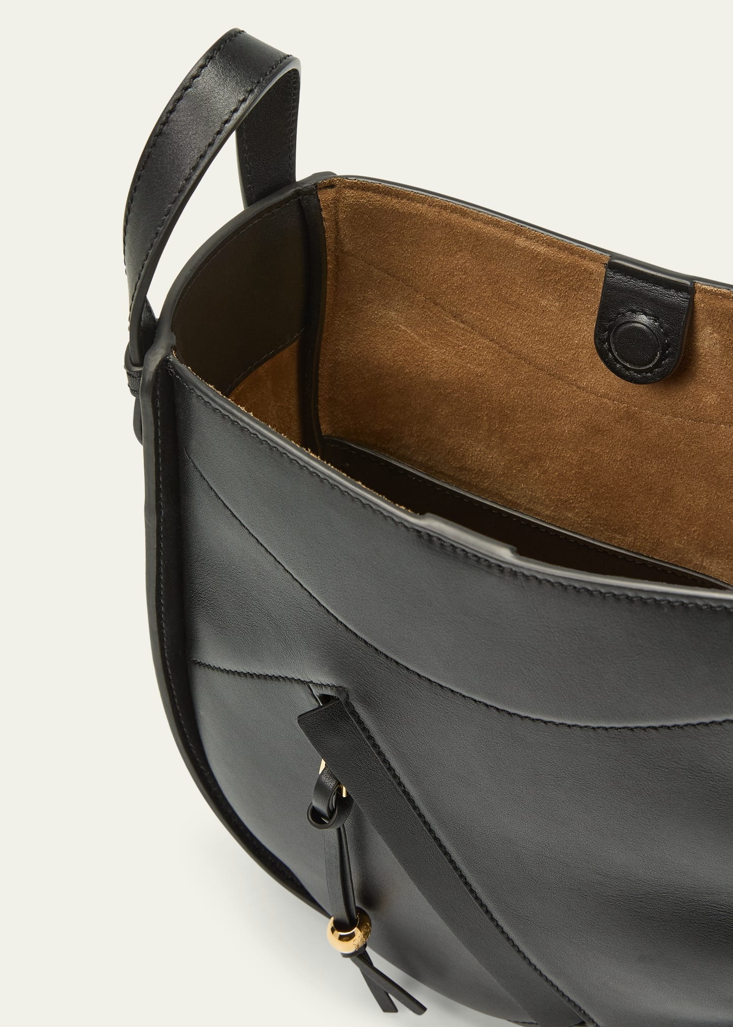 Hammock Slice Leather Crossbody Bag - 4