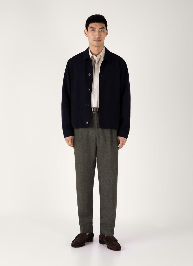 Sunspel Short Sleeve Vintage Stripe Shirt outlook