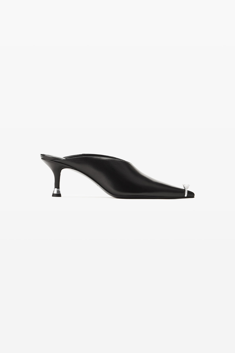Akilita Ring Mule in leather 65mm 1