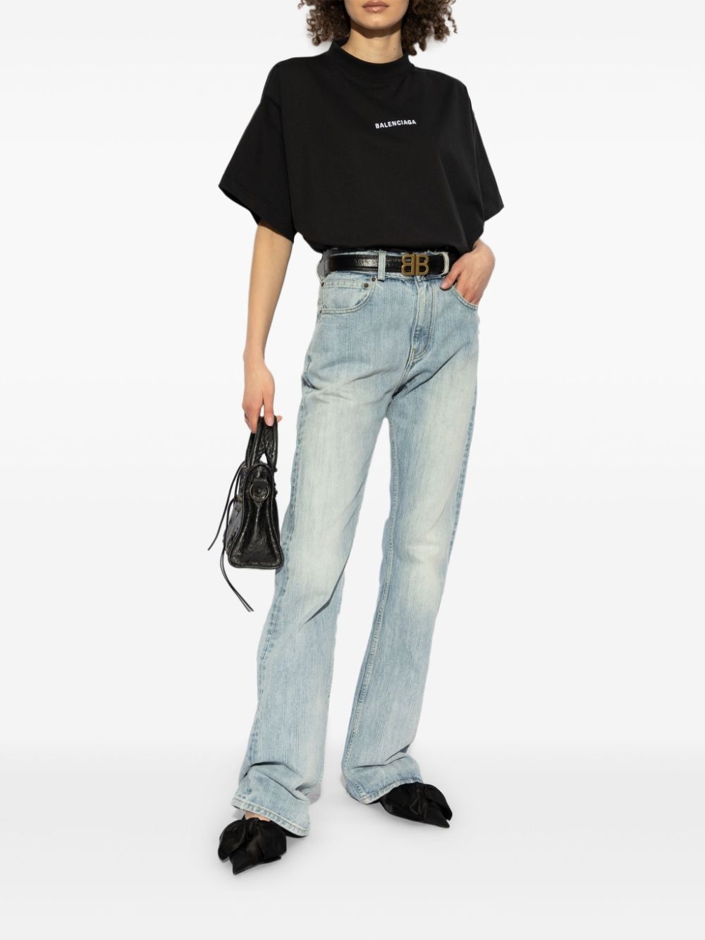 logo-embroidered T-shirt - 2