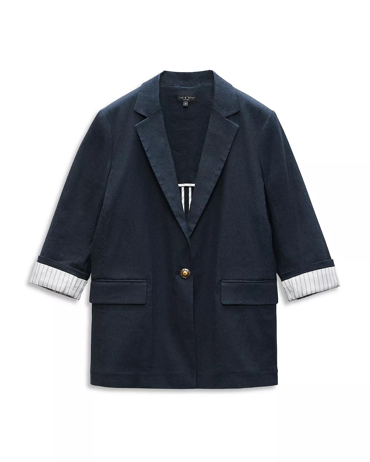 Jennie Contrast Cuff Blazer - 6