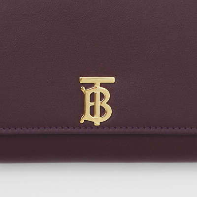 Burberry Monogram Motif Leather Wallet with Detachable Strap outlook