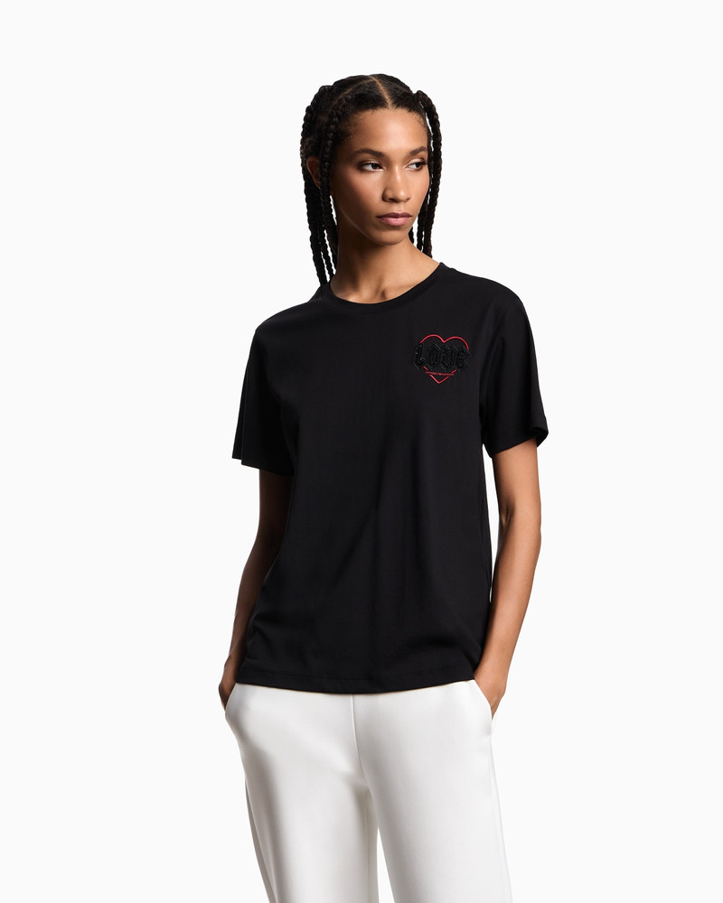 EMPORIO ARMANI ASV VALENTINE’S DAY CAPSULE COLLECTION JERSEY T-SHIRT outlook