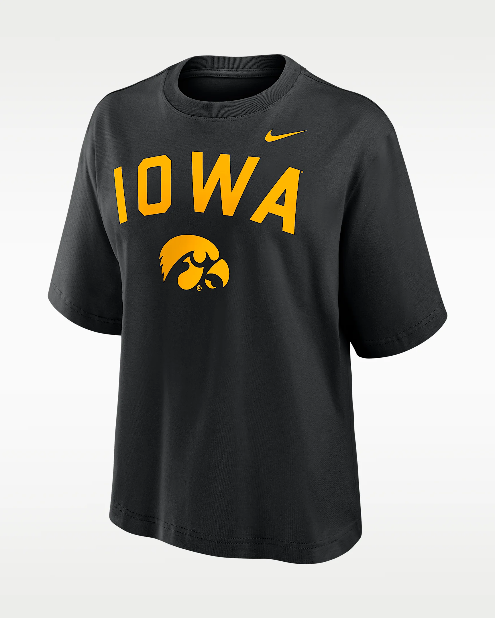 Iowa Arch Over Logo Boxy Women's Nike College T-Shirt - 1