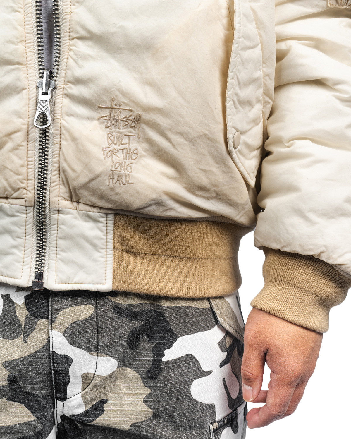 Quilted Bomber Waxed Cream - 5