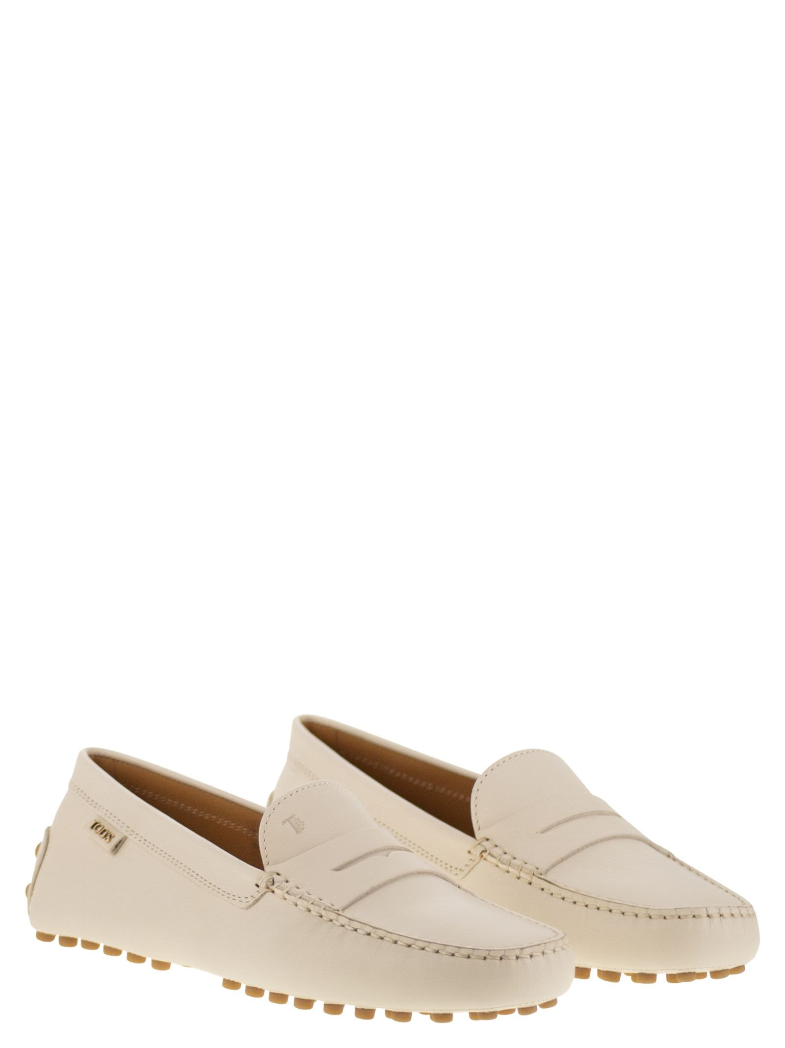 Tod's Women Leather Moccasin Rubber Sole - 4
