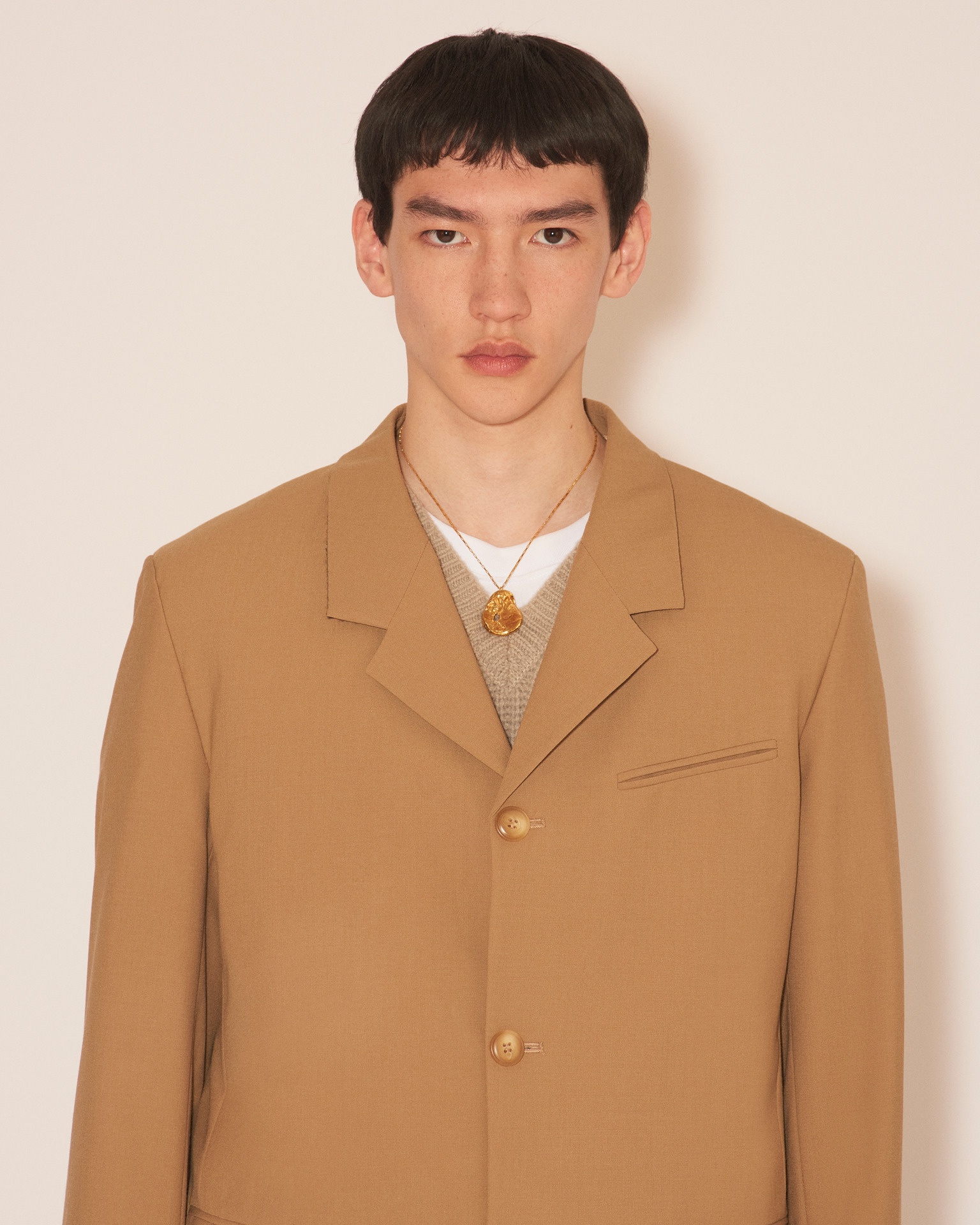 ROX - Single breasted suit jacket - Camel - 6