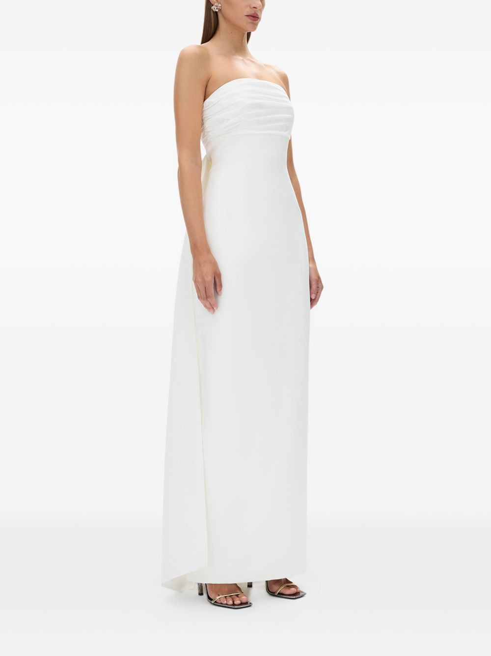 Arlo strapless pleated gown - 3