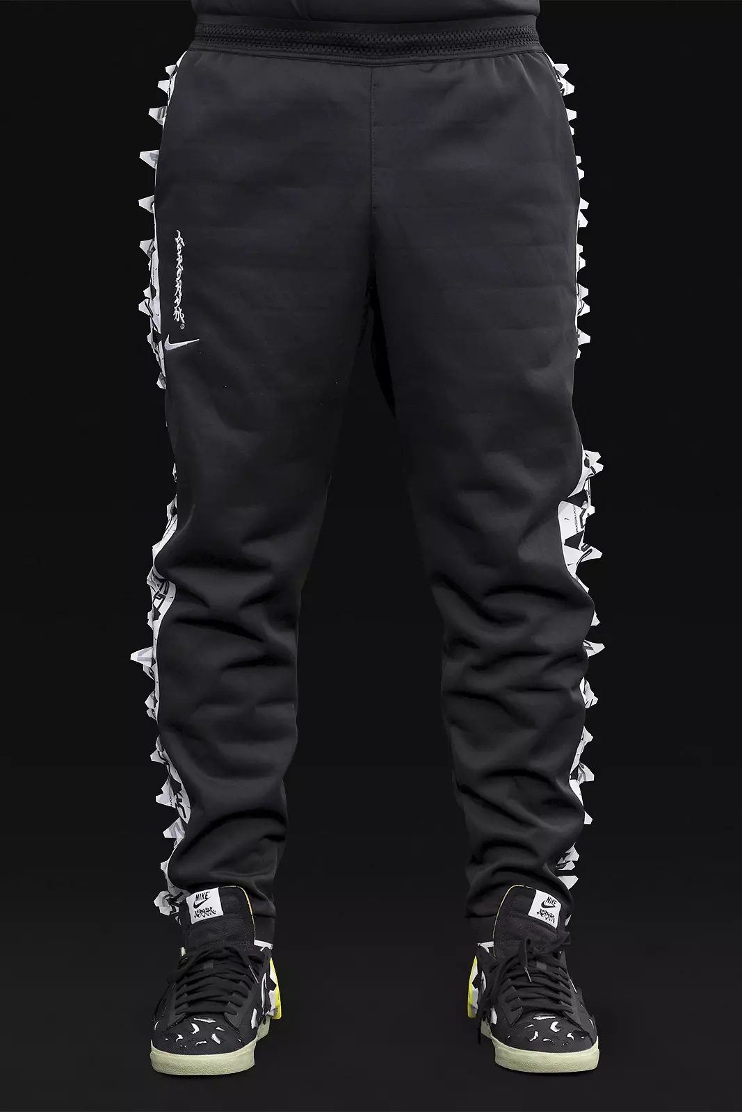 GGG-P1-010 Nike® Acronym® Track Pant Knit BLACK/BLACK - 1