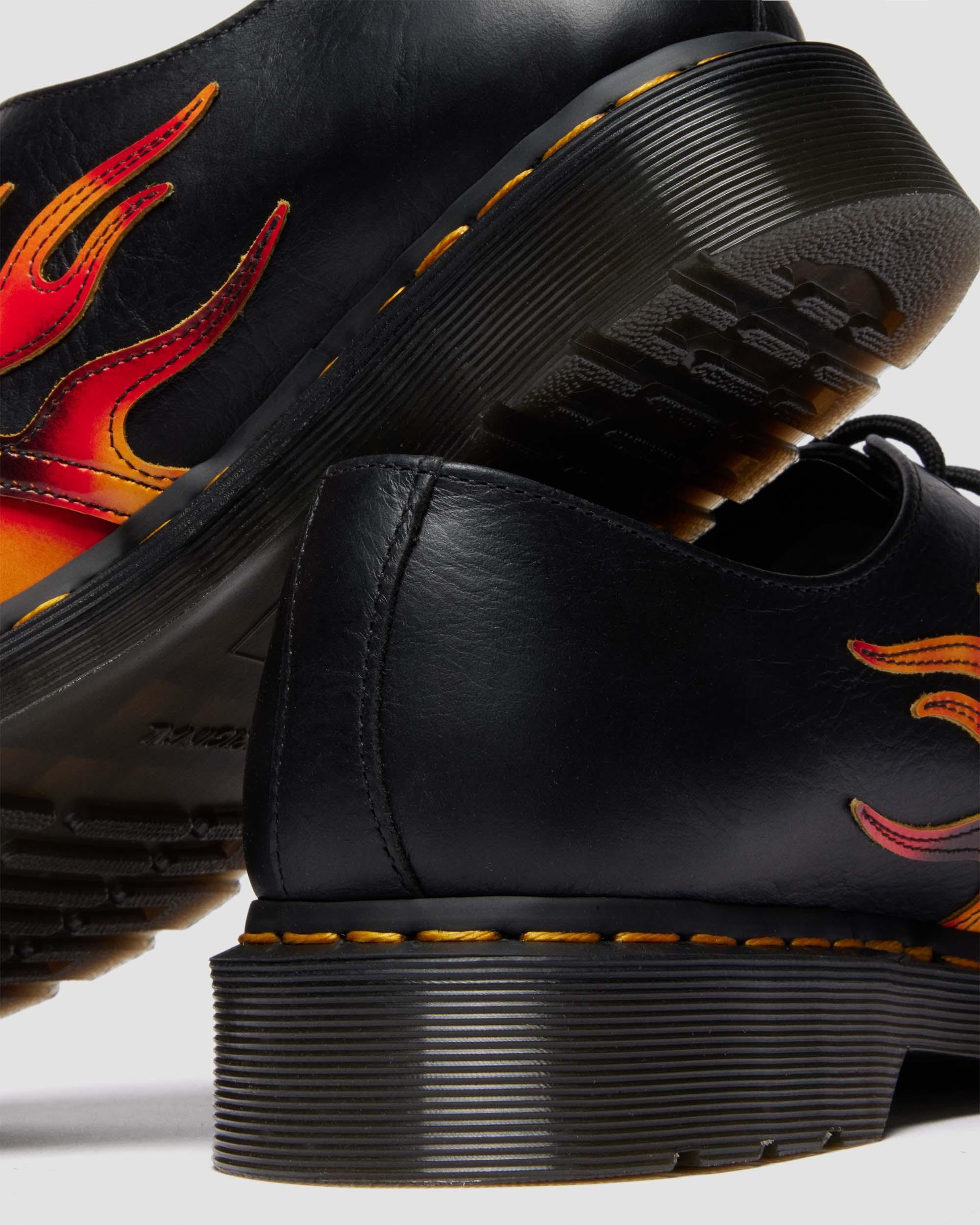 1461 FLAME Arcadia Rub Off Leather Shoes - 7