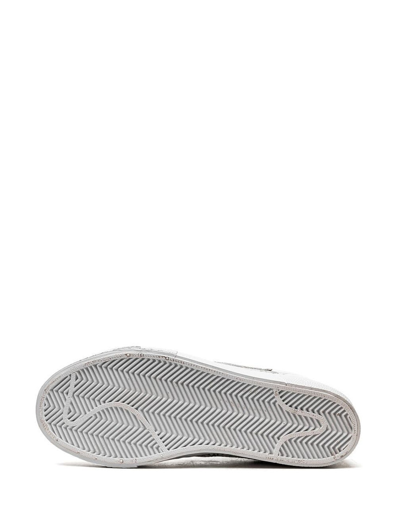 SB Zoom 블레이저 Mid Edge "Floral White/Grey" 스니커 4
