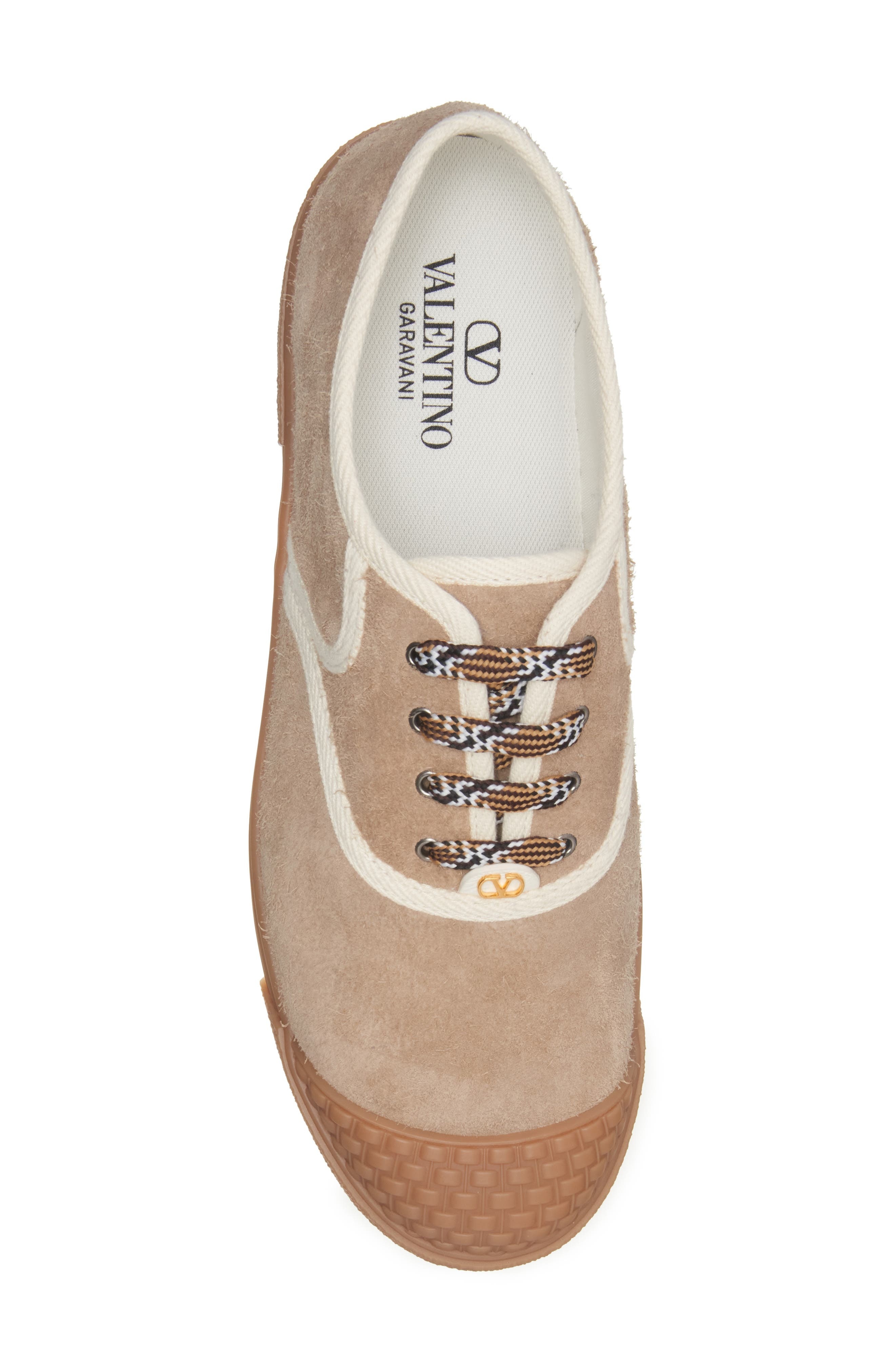 Valentino Garavani VLOGO Sneaker in Camel/Ivory at Nordstrom - 5