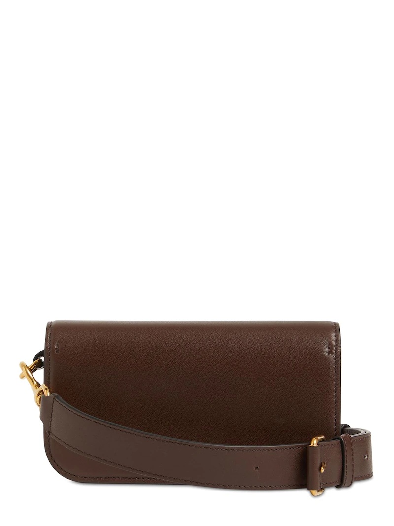 MINI LOCÒ LEATHER CROSSBODY BAG - 5