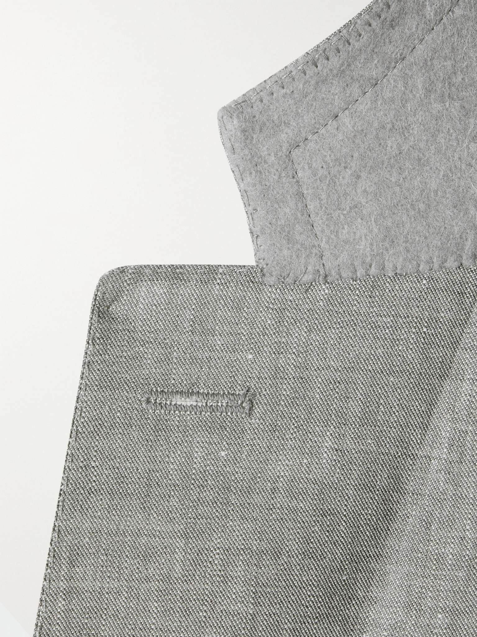 Linen and Wool-Blend Suit Jacket - 3