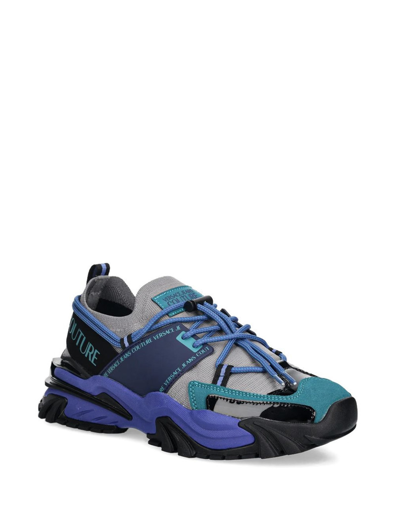 VERSACE JEANS COUTURE lace-up panelled sneakers outlook
