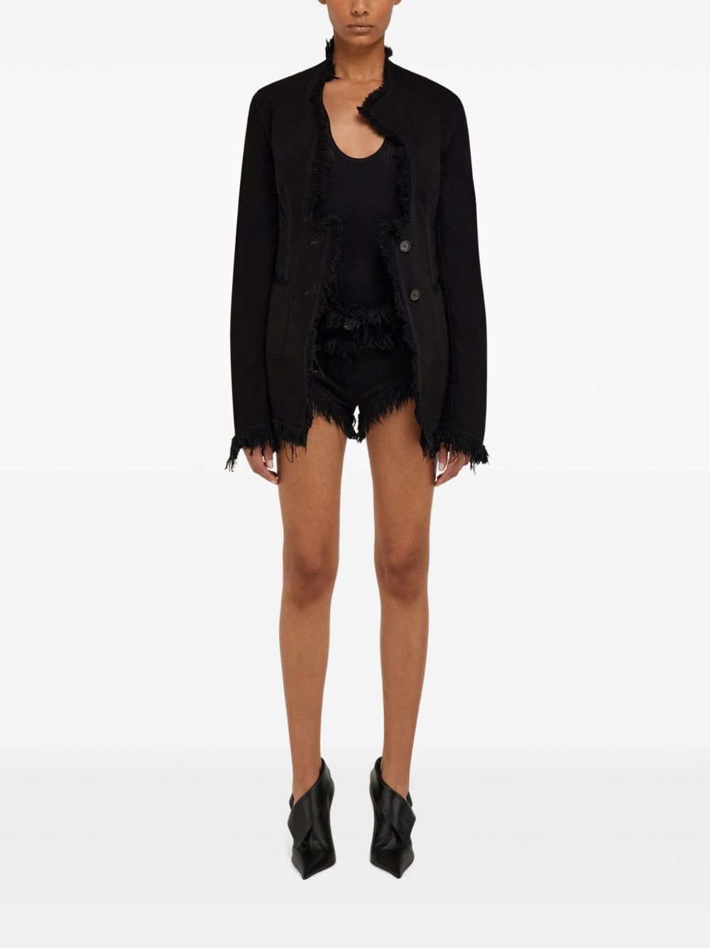 fringed blazer - 2