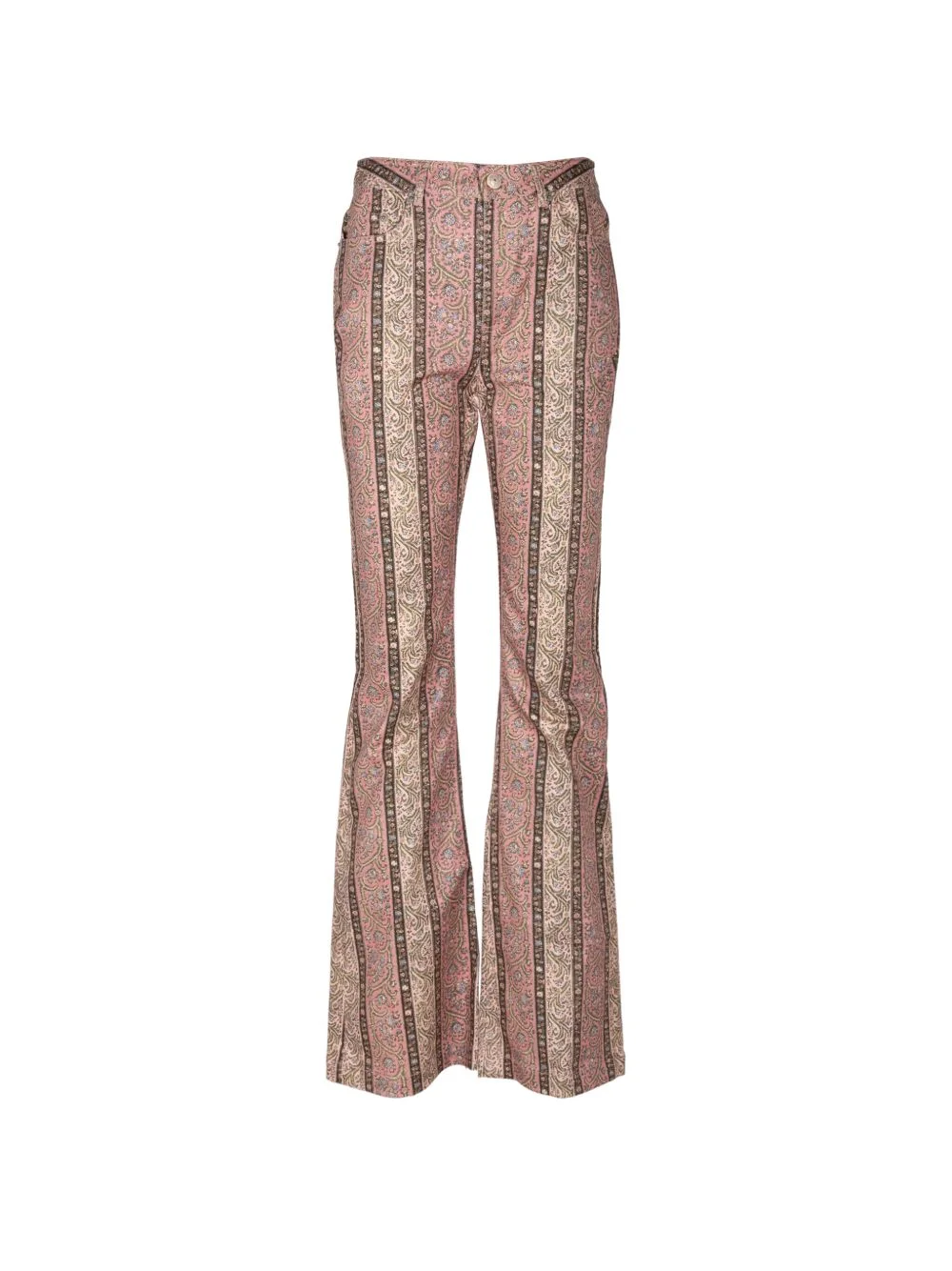 Charlie paisley-print jeans - 1
