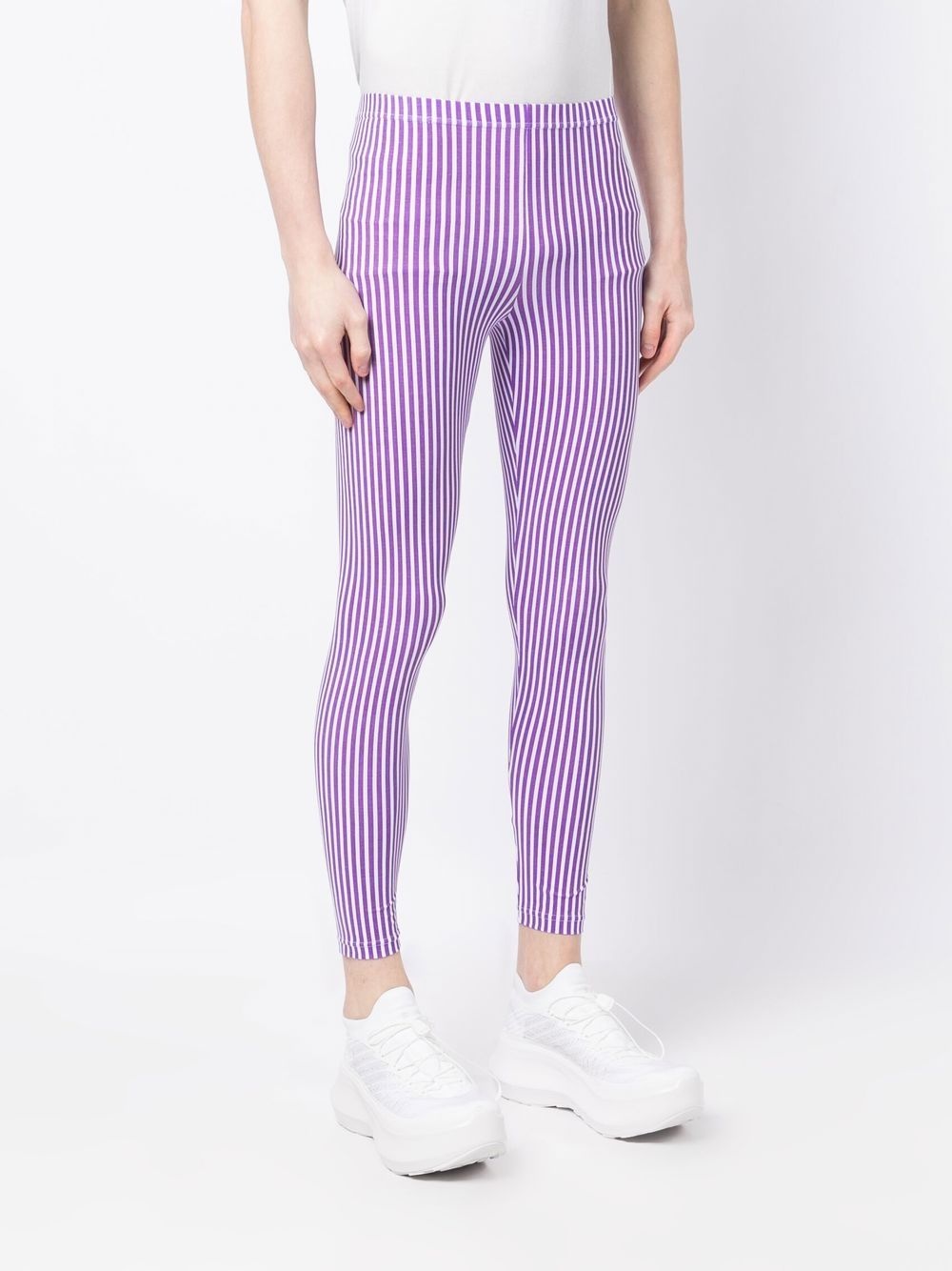 vertical-stripe leggings - 3