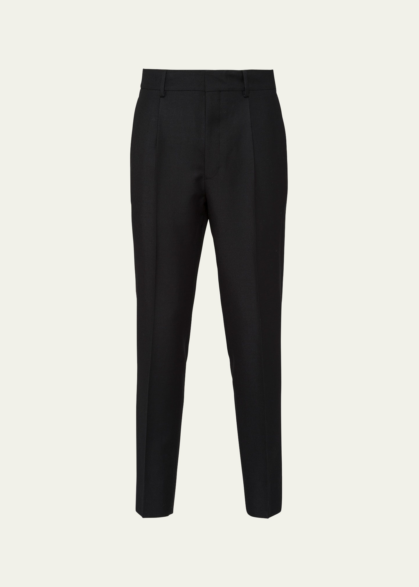 BLACK TWILL PANTS - 1